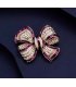 XSB280 - Diamond Purple Butterfly Brooch